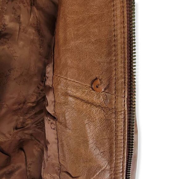 Vero Moda Leather Moto Jacket 160/80A XS - Picture 7 of 10